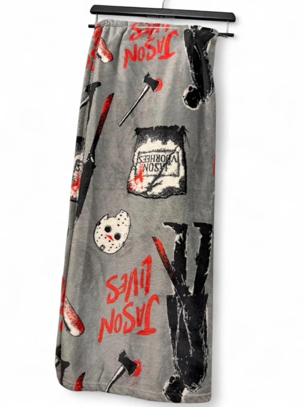 Friday the 13th Jason Voorhees Halloween Blanket
